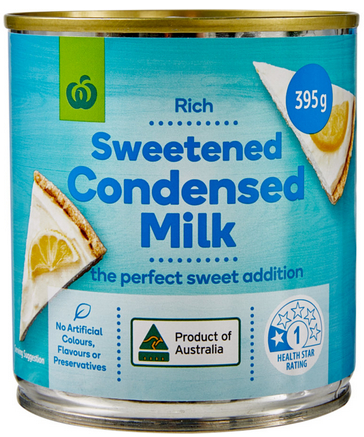 Countdown sweetened condensed milk
