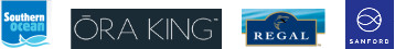 Southern Ocean, Ora King, Regal and Sanford logos