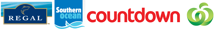 logos for regal, southern ocean and Countdown